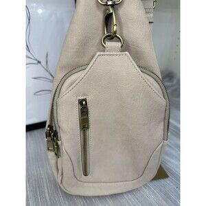 Women's Small Antik Kraft Soft Vegan Leather Crossbody Sling Bag NWOT